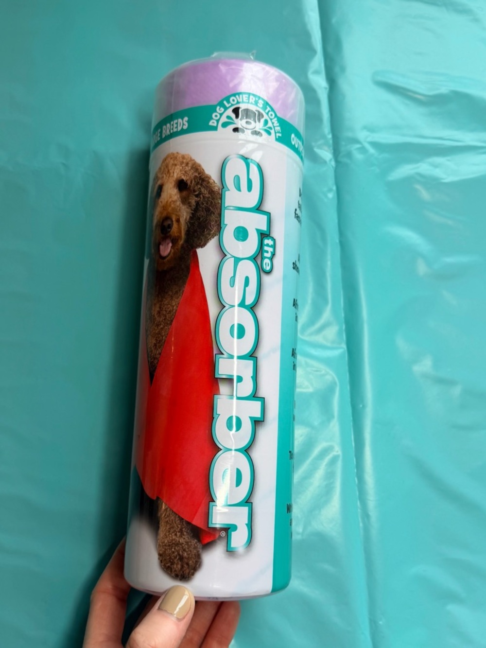 The Absorber Dog Towel - Purple